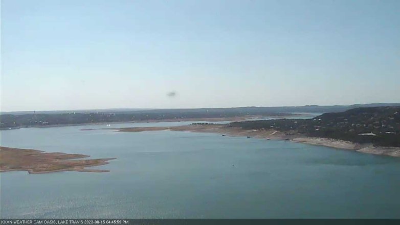 Lake Travis webcam, August 15, 2023 4:45 PM CT