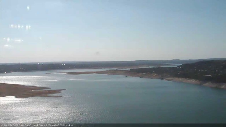 Lake Travis webcam, August 15, 2023 5:25 PM CT