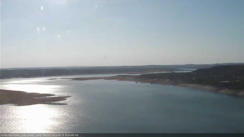 Lake Travis webcam, August 15, 2023 5:45 PM CT