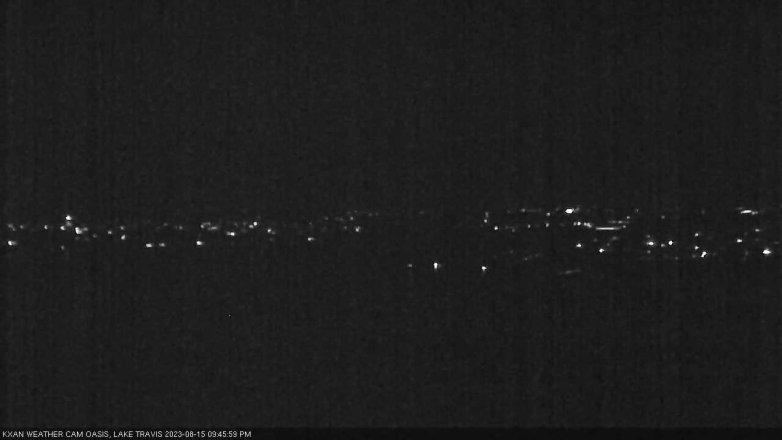 Lake Travis webcam, August 15, 2023 9:45 PM CT