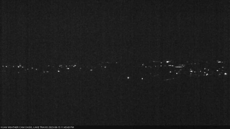 Lake Travis webcam, August 15, 2023 11:45 PM CT