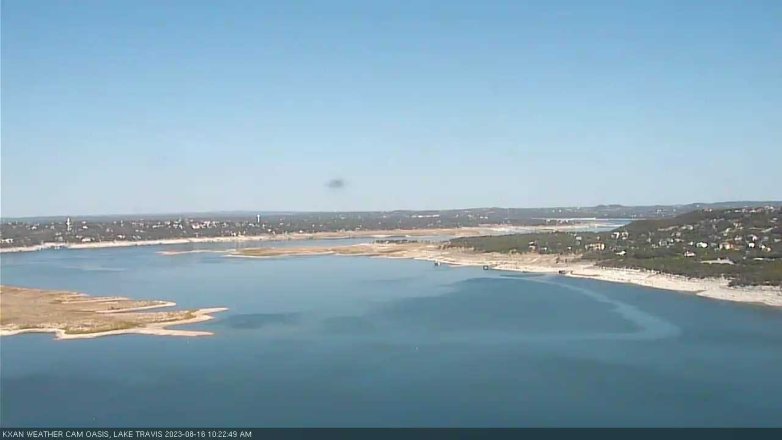 Lake Travis webcam, August 16, 2023 10:25 AM CT