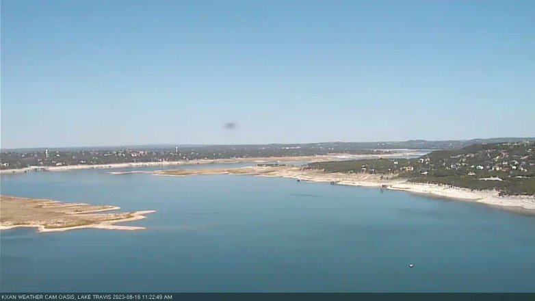 Lake Travis webcam, August 16, 2023 11:25 AM CT