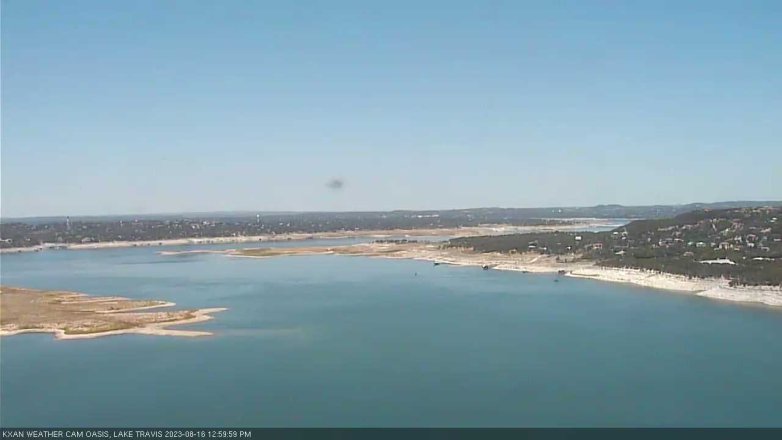 Lake Travis webcam, August 16, 2023 1:00 PM CT