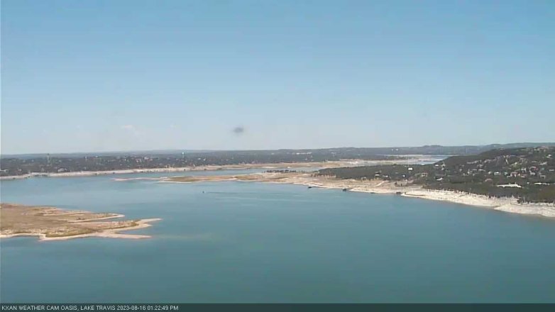 Lake Travis webcam, August 16, 2023 1:25 PM CT