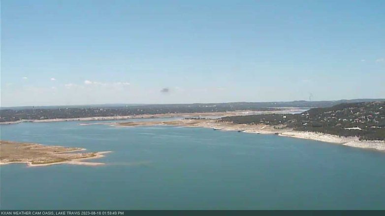 Lake Travis webcam, August 16, 2023 2:00 PM CT