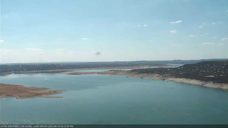Lake Travis webcam, August 16, 2023 4:25 PM CT