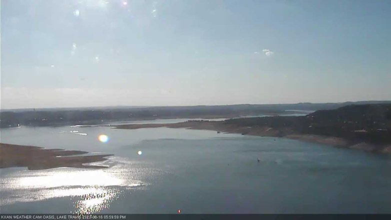 Lake Travis webcam, August 16, 2023 6:00 PM CT