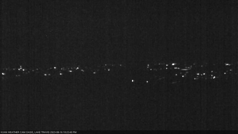 Lake Travis webcam, August 16, 2023 10:25 PM CT