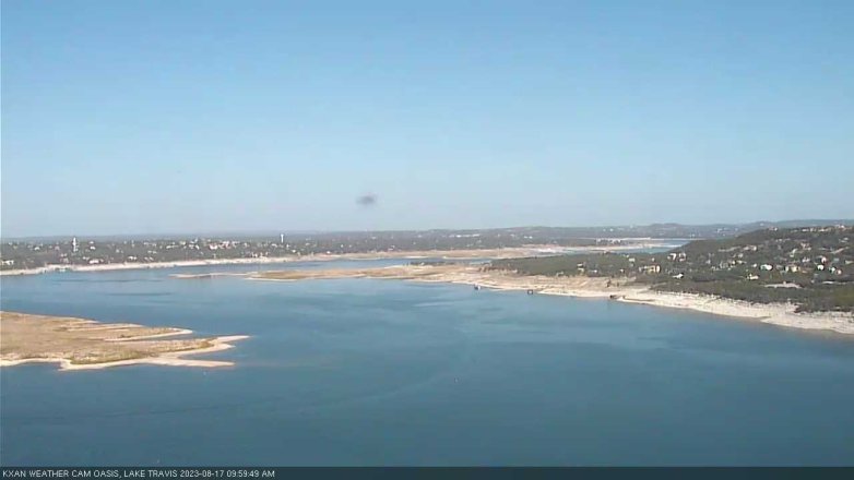 Lake Travis webcam, August 17, 2023 10:00 AM CT
