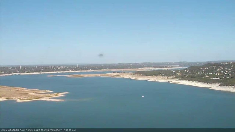 Lake Travis webcam, August 17, 2023 11:00 AM CT