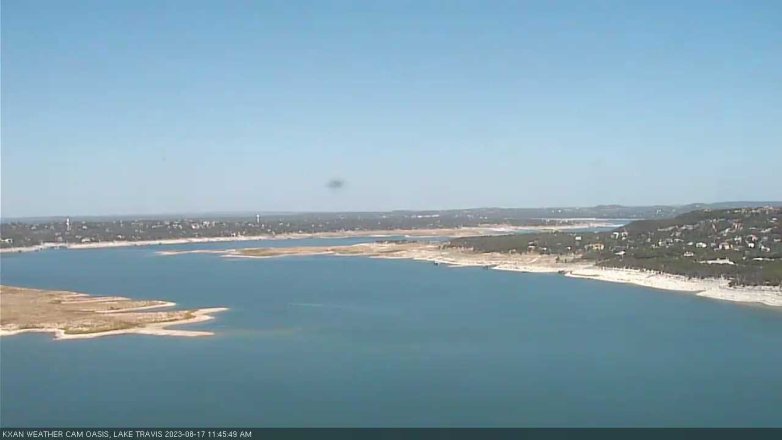 Lake Travis webcam, August 17, 2023 11:45 AM CT