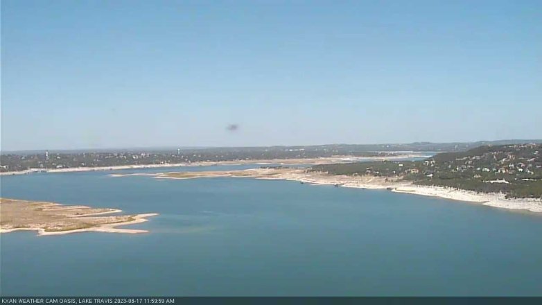 Lake Travis webcam, August 17, 2023 12:00 PM CT