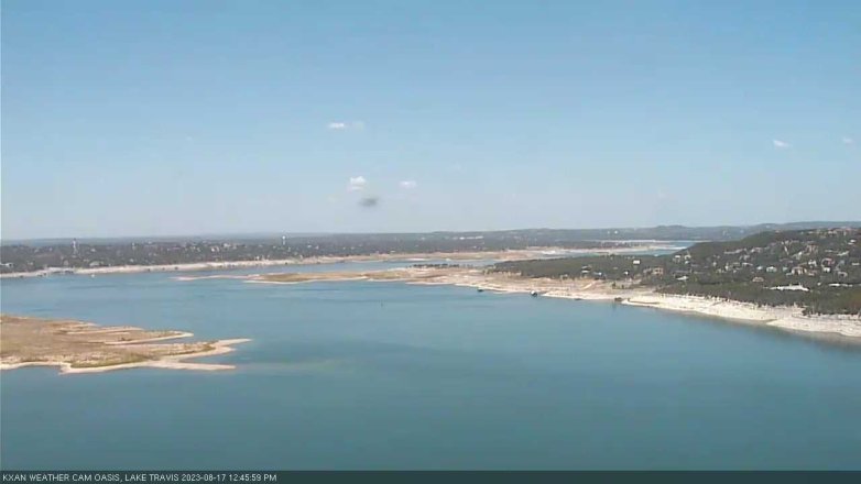 Lake Travis webcam, August 17, 2023 12:45 PM CT