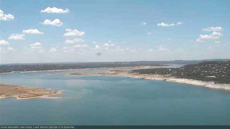 Lake Travis webcam, August 17, 2023 2:00 PM CT