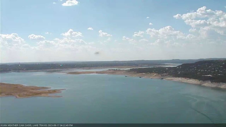 Lake Travis webcam, August 17, 2023 4:25 PM CT