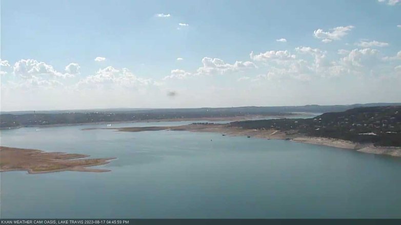 Lake Travis webcam, August 17, 2023 4:45 PM CT