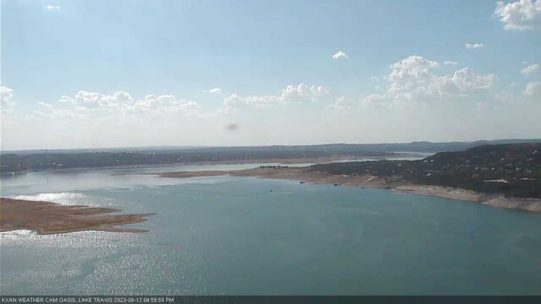 Lake Travis webcam, August 17, 2023 5:00 PM CT