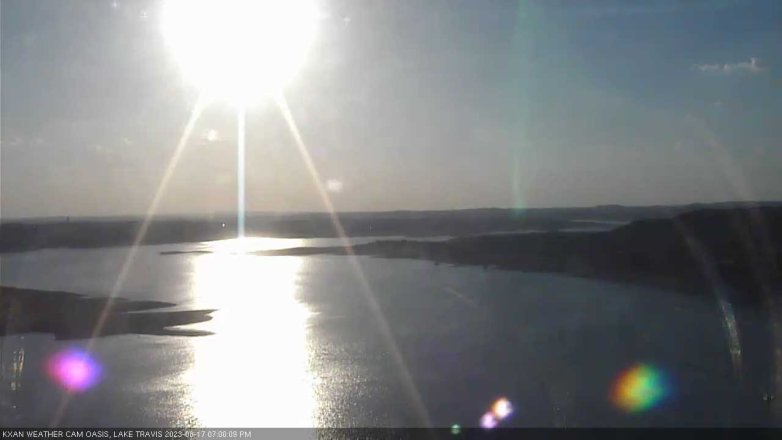 Lake Travis webcam, August 17, 2023 7:00 PM CT