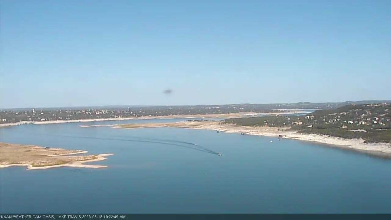 Lake Travis webcam, August 18, 2023 10:25 AM CT