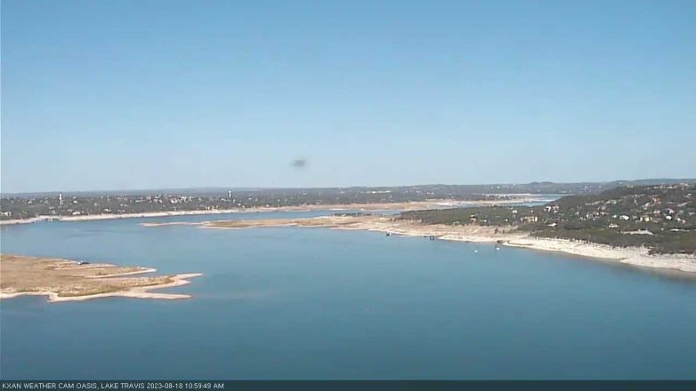 Lake Travis webcam, August 18, 2023 11:00 AM CT