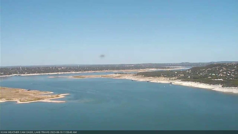 Lake Travis webcam, August 18, 2023 12:00 PM CT