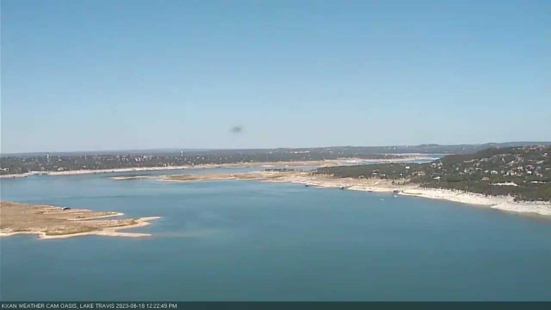 Lake Travis webcam, August 18, 2023 12:25 PM CT