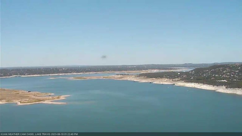Lake Travis webcam, August 18, 2023 1:25 PM CT