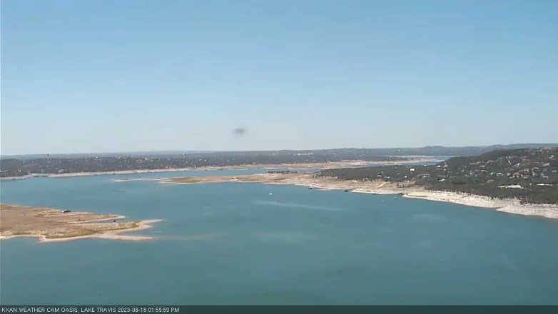 Lake Travis webcam, August 18, 2023 2:00 PM CT