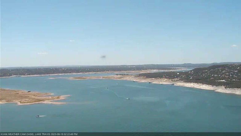 Lake Travis webcam, August 18, 2023 2:25 PM CT