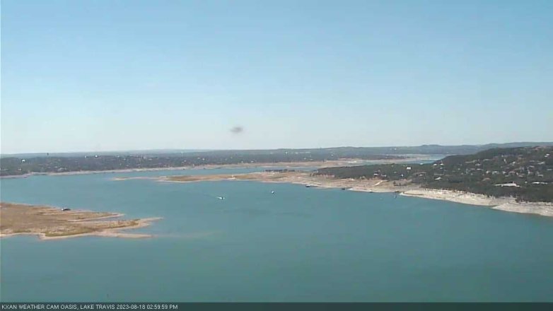 Lake Travis webcam, August 18, 2023 3:00 PM CT