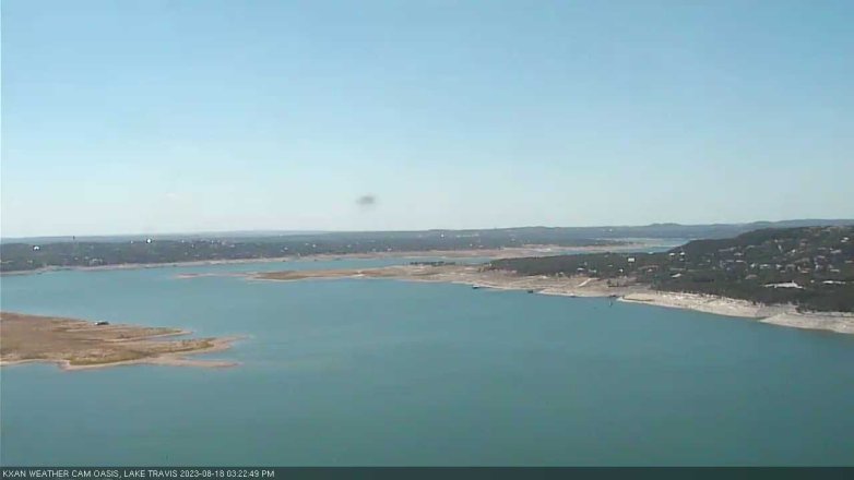 Lake Travis webcam, August 18, 2023 3:25 PM CT
