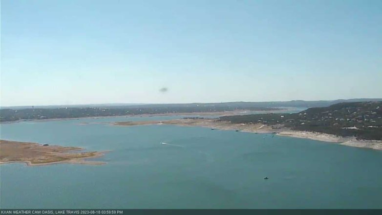 Lake Travis webcam, August 18, 2023 4:00 PM CT