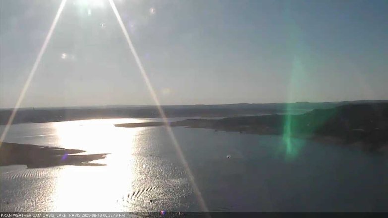 Lake Travis webcam, August 18, 2023 6:25 PM CT