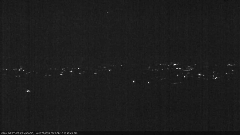 Lake Travis webcam, August 18, 2023 11:45 PM CT