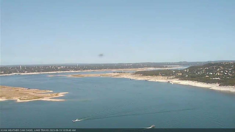 Lake Travis webcam, August 19, 2023 11:00 AM CT