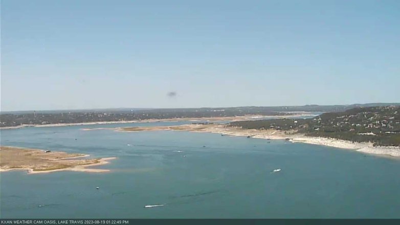 Lake Travis webcam, August 19, 2023 1:25 PM CT