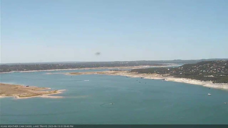 Lake Travis webcam, August 19, 2023 2:00 PM CT
