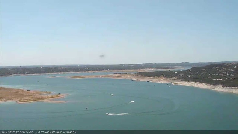 Lake Travis webcam, August 19, 2023 3:00 PM CT