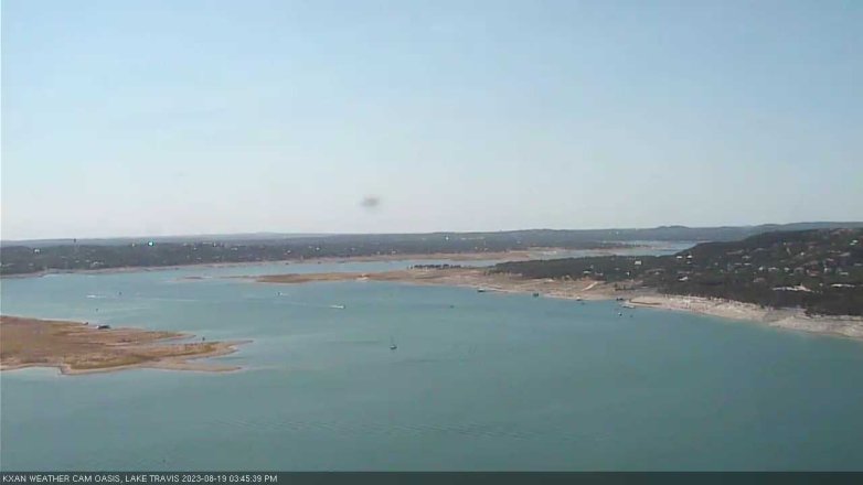 Lake Travis webcam, August 19, 2023 3:45 PM CT