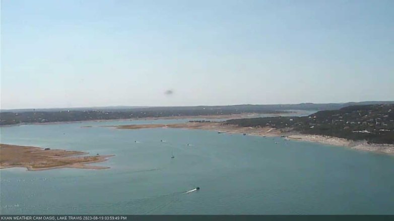 Lake Travis webcam, August 19, 2023 4:00 PM CT