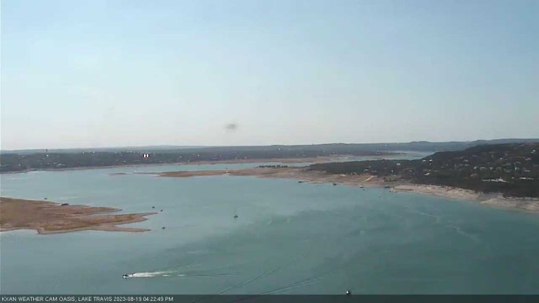 Lake Travis webcam, August 19, 2023 4:25 PM CT