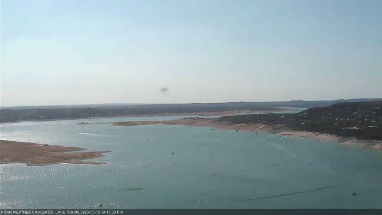 Lake Travis webcam, August 19, 2023 4:45 PM CT