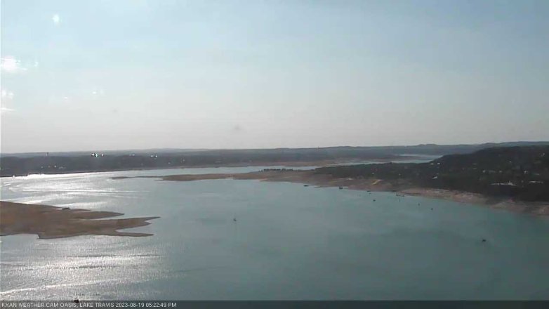 Lake Travis webcam, August 19, 2023 5:25 PM CT