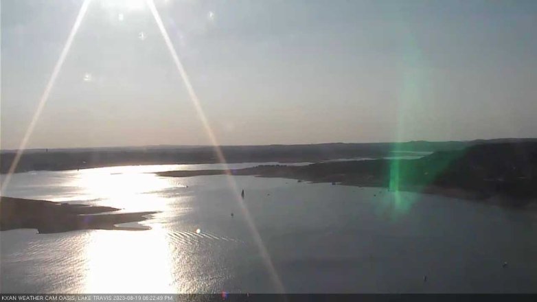 Lake Travis webcam, August 19, 2023 6:25 PM CT