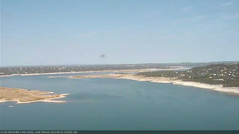 Lake Travis webcam, August 20, 2023 11:00 AM CT