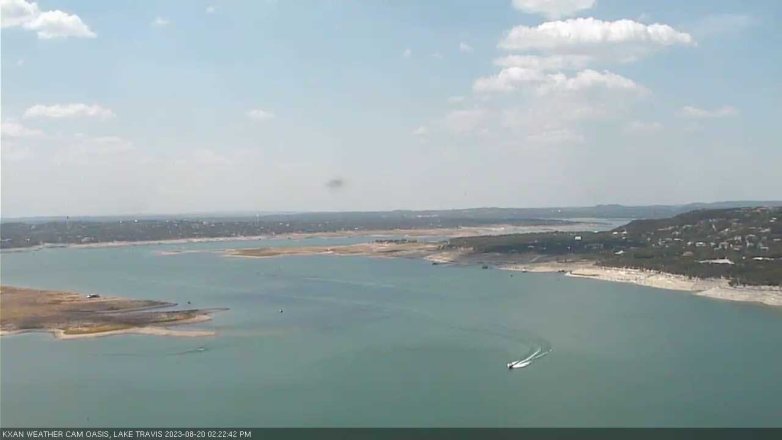 Lake Travis webcam, August 20, 2023 2:25 PM CT