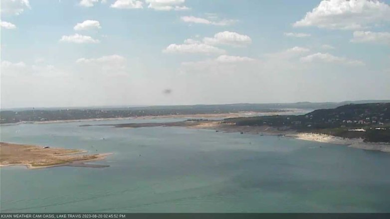 Lake Travis webcam, August 20, 2023 2:45 PM CT