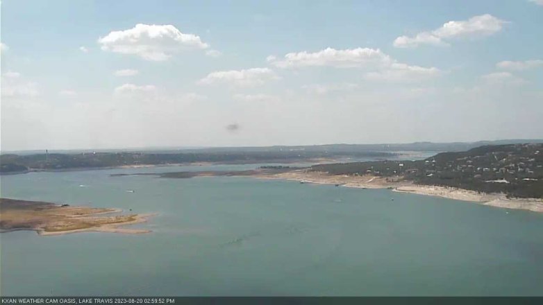 Lake Travis webcam, August 20, 2023 3:00 PM CT