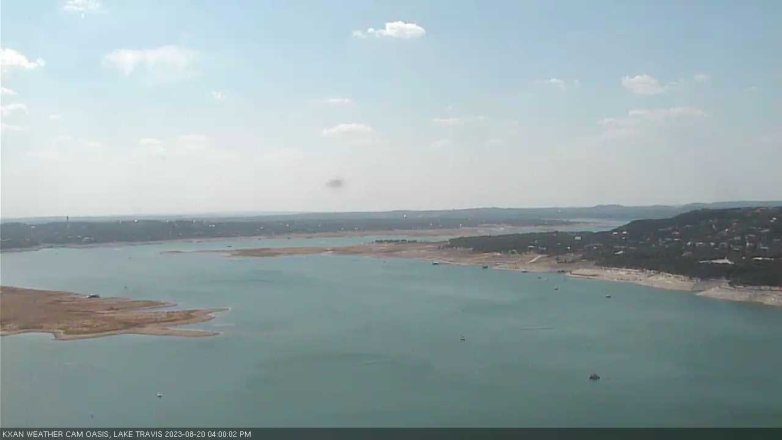 Lake Travis webcam, August 20, 2023 4:00 PM CT